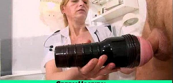  Doctor-patient harrassement feat. wicked Czech milf Gabina